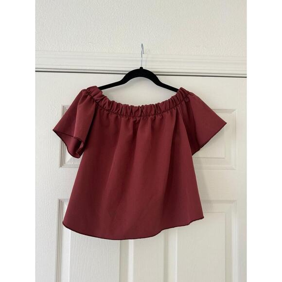 Terracotta Off the Shoulder Top - Picture 1 of 1